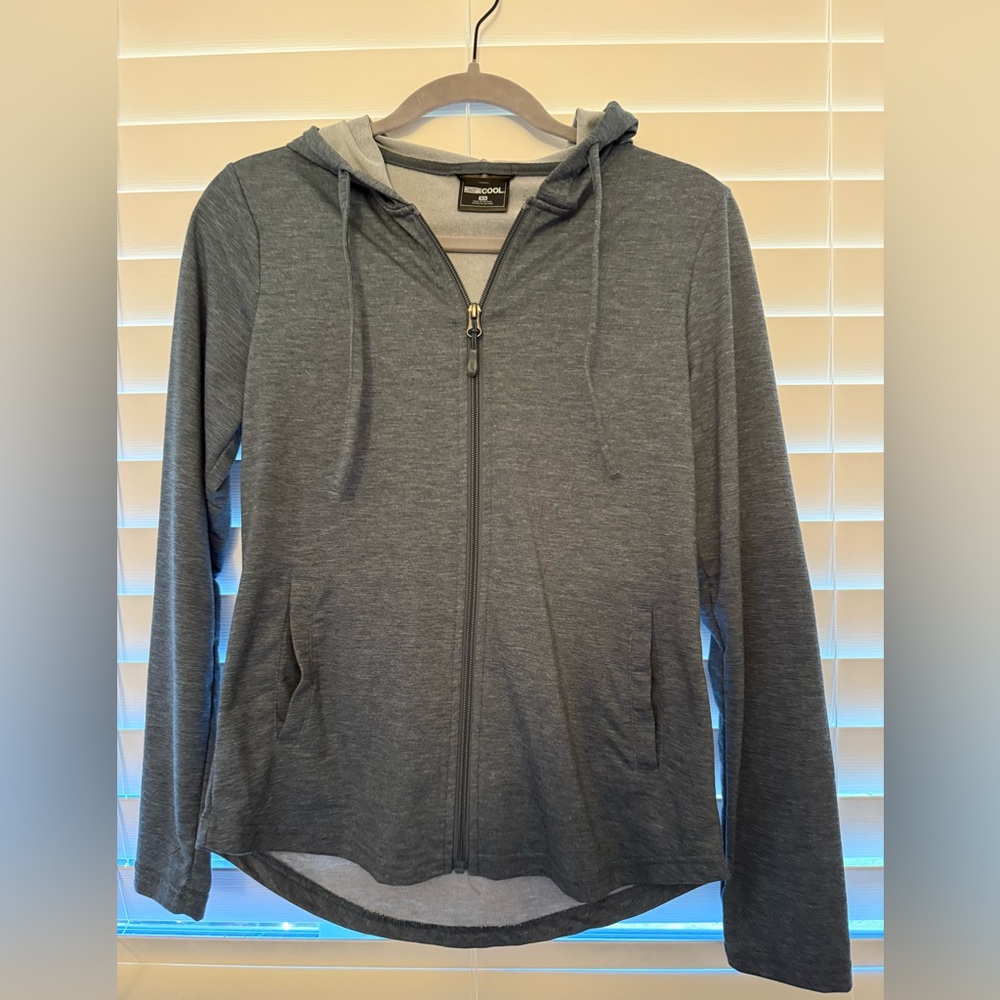 32 Degrees Gray Zip-Up Hoodie